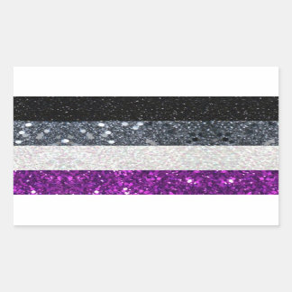 Aufkleber für den asexuellen Glitzer