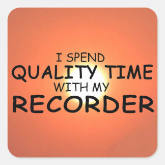Aufkleber für den Aufkleber "Quality Time Recorder