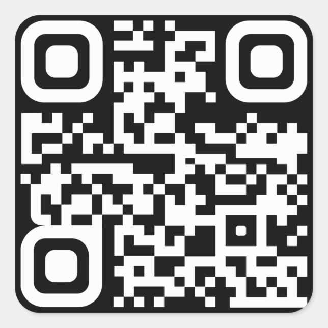 Aufkleber für den benutzerdefinierten QR-Code (Vorderseite)