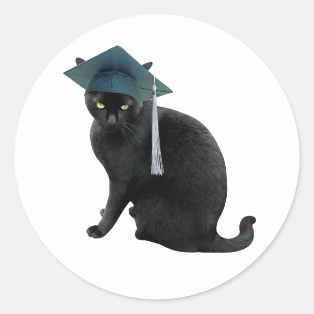 Aufkleber für den Black Cat Abschluss (Vorderseite)
