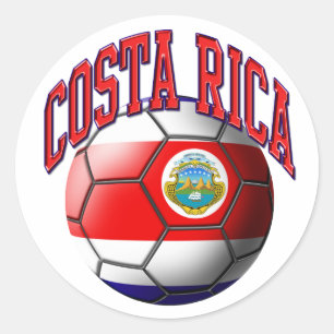 Aufkleber für den Costa Rica-Fußball