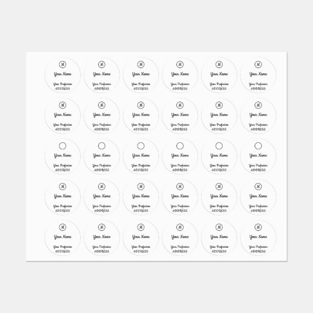 Aufkleber für den EinladungsSquare (Blatt)