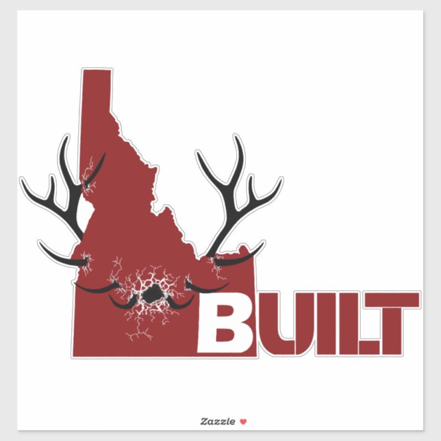 Aufkleber für den Elch (Blatt)