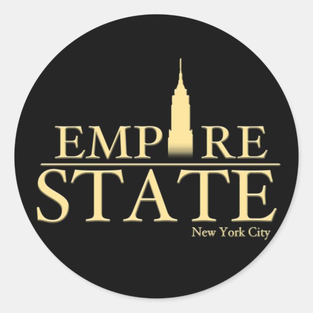 Aufkleber für den Empire State (Vorderseite)