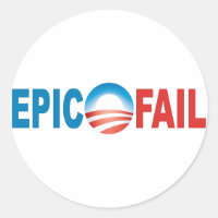 Aufkleber für den Epic-Versagtest gegen Obama