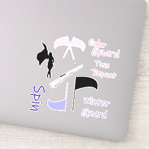 Aufkleber für den Farbschutz