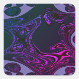 Aufkleber für den Fraktal-Platz