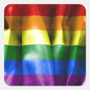 Aufkleber für den Gay Pride-Flag-Platz