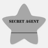 Aufkleber für den geheimen Agent von KC
