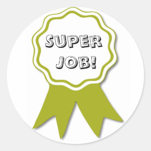 Aufkleber für den Gold-Ribbon-Preis für Lehrer