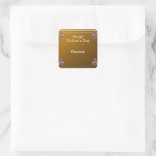 Aufkleber für den goldenen Hintergrund