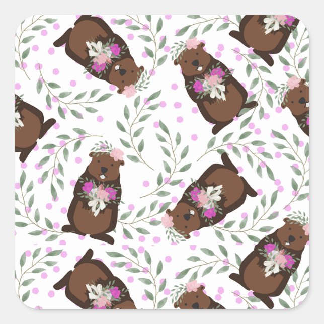 Aufkleber für den Groundhog (Vorderseite)