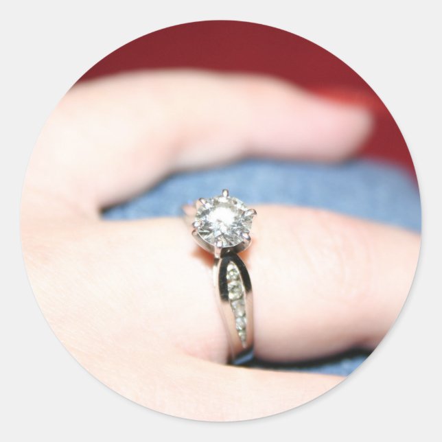 Aufkleber für den Hochzeitsring - Anpassbar (Vorderseite)