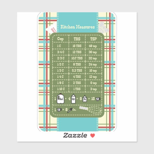 Aufkleber für den Kochnische (Blatt)