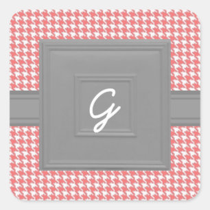 Aufkleber für den Mit Monogramm Umschlag Aufkleber