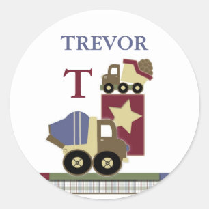 Aufkleber für den personalisierten Baunamen