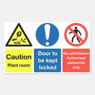 Aufkleber für den Pflanze