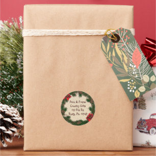 Aufkleber für den Pinienurlaub