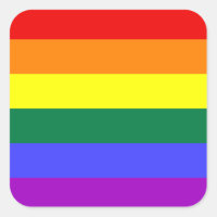 Aufkleber für den Rainbow-Pride