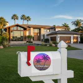 Aufkleber für den Retro-Verlaufskorb