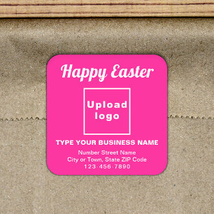 Aufkleber für den rosa Osterplatz
