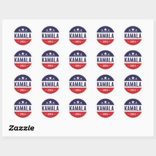 Aufkleber für den T - Shirt der Kamala Harris-Kamp