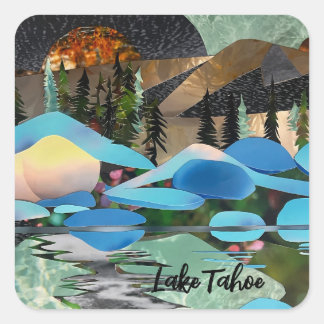 Aufkleber für den Tahoe-See