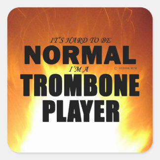 Aufkleber für den Trombone-Player