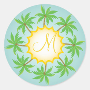 Aufkleber für den Tropischen Umschlag Aufkleber