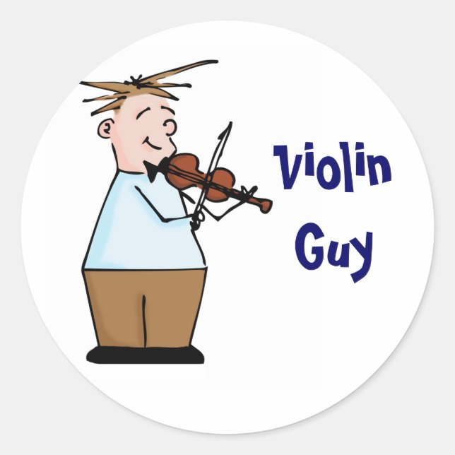 Aufkleber für den Typ von Violine (Vorderseite)
