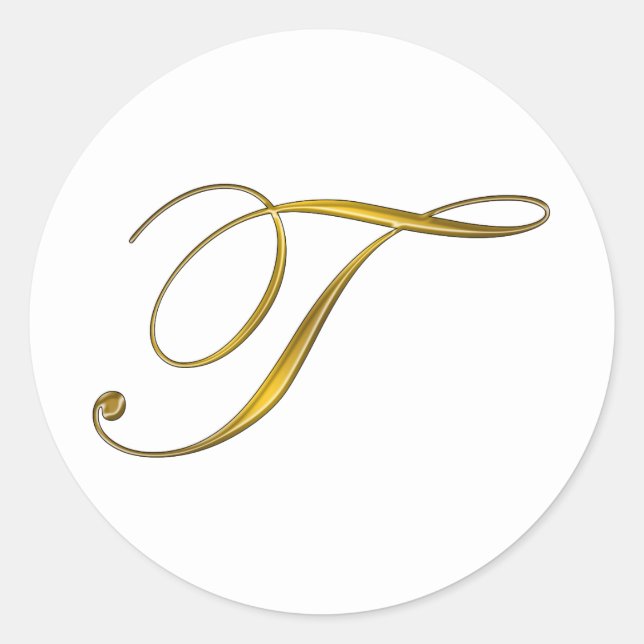 Aufkleber für den Umschlag Aufkleber mit der Goldm (Vorderseite)