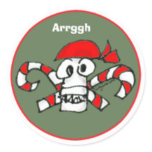 Aufkleber für den Umschlag Aufkleber "Skull" und "