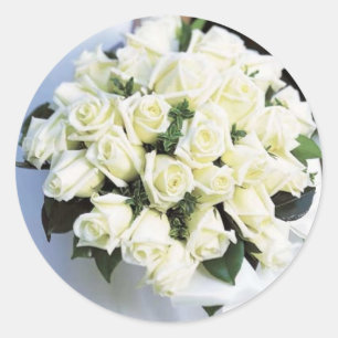 Aufkleber für den Umschlag Aufkleber von White Ros