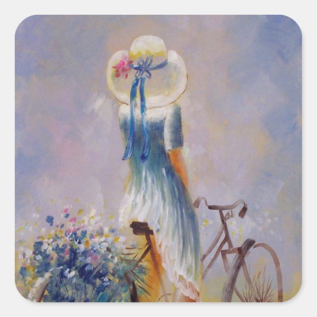 Aufkleber für den Vintagen Fahrradplatz (Vorderseite)