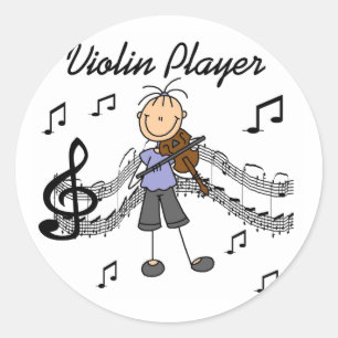 Aufkleber für den Violin-Player
