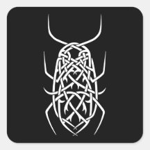 Aufkleber für den weißen Druckplatz