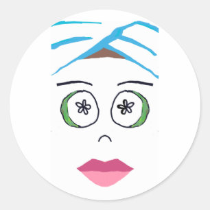 Aufkleber für den Wellness-Center