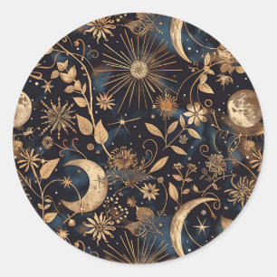 Aufkleber für den Whimsical-Umschlag in der Marine