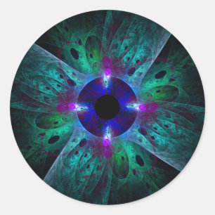 Aufkleber für die Abstrakte Kunst des Auges