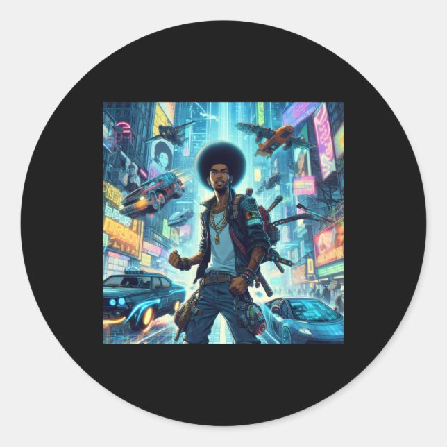 Aufkleber für die Afro Revolution #5 (Vorderseite)