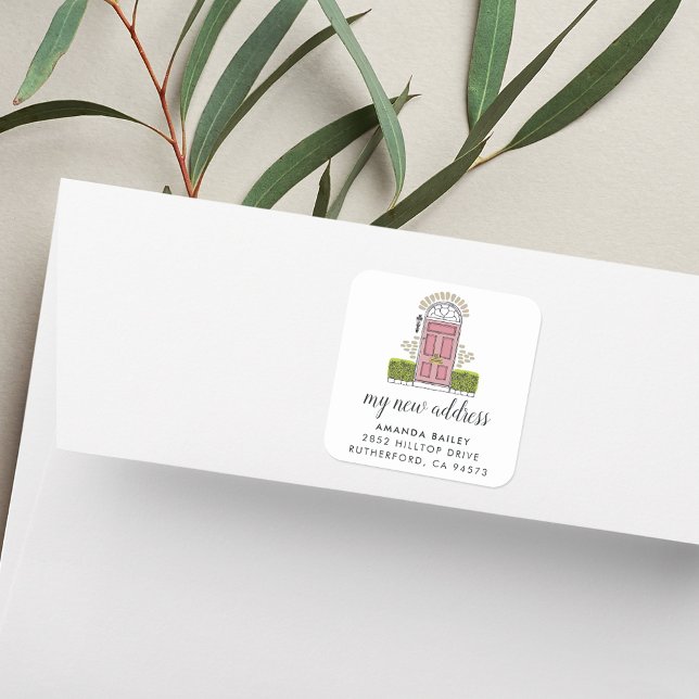 Aufkleber für die Ankündigung der rosa Türbewegung (Von Creator hochgeladen)