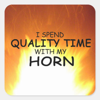 Aufkleber für die Aufkleber "Quality Time Horn Squ