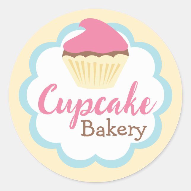 Aufkleber für die Aufklebermarke "Cupcake Bakery" (Vorderseite)