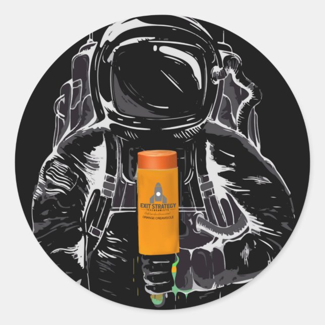 Aufkleber für die Ausstiegsstrategie (Vorderseite)
