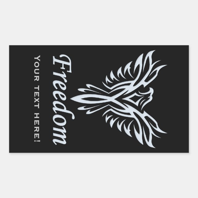 Aufkleber für die benutzerdefinierte Freiheit (Vorderseite)