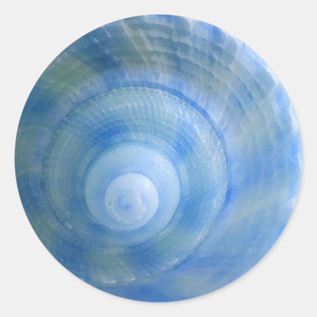 Aufkleber für die blaue Muschel (Vorderseite)