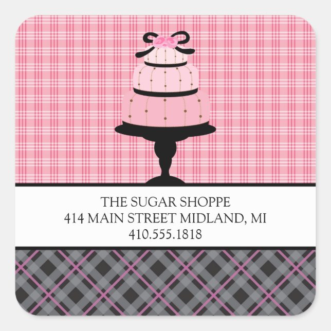 Aufkleber für die Boutique von Bäckereien (Vorderseite)