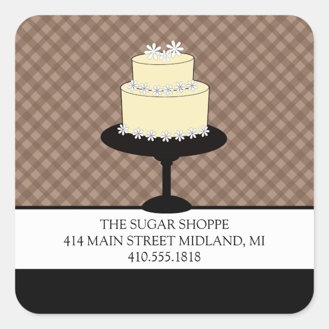 Aufkleber für die Boutique von Bäckereien (Vorderseite)