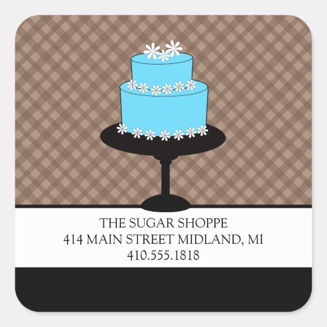 Aufkleber für die Boutique von Bäckereien (Vorderseite)