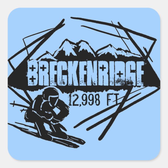 Aufkleber für die Breckenridge (Vorderseite)